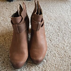 Vionic Brown Ankle Booties